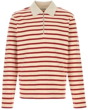 Jil Sander Polo Shirts - Red