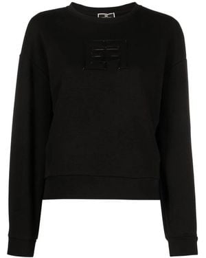Elisabetta Franchi 110 Felpa - Schwarz
