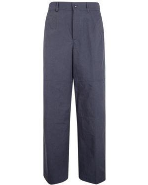 Dries Van Noten Straight Trousers - Azul