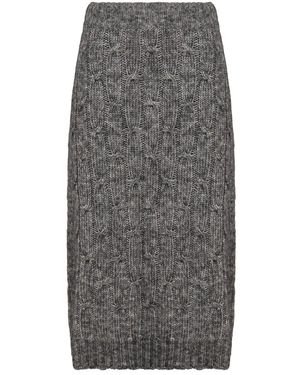 Max Mara Midi Skirts - Gris