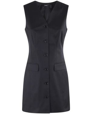 Theory Shirt Dresses - Black