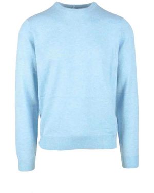 Malo Round-Neck Knitwear - Blu