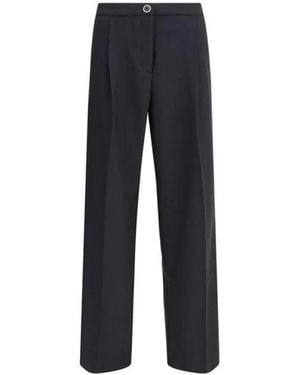 Cruna Straight Trousers - Bleu