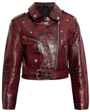 Gestuz Leather Jackets - Rosso