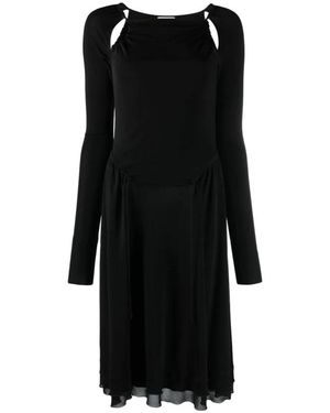 Ferragamo Midi Dresses - Black