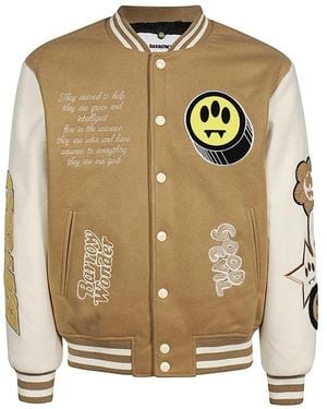 Barrow Gepatchte Bomberjacke - Natur