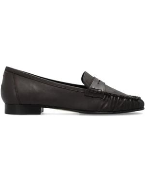 Aeyde Schoenen ,Bruin ,Leer Aldous Loafer - Zwart