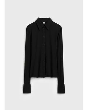 TOTEME Shirt H26 - Zwart
