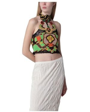 Etro Sleeveless Tops - Metallic