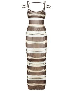 Jacquemus Midi Dresses - Metallic