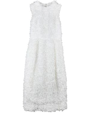 Comme des Garçons Langes Amphorenkleid - Weiß