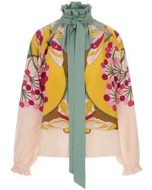 La DoubleJ Overhemden ,Veelkleurig ,Cerere Blouse - Rood