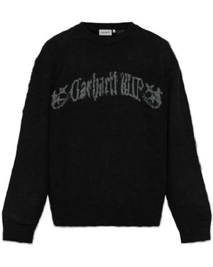Carhartt Sweater With Logo - Schwarz