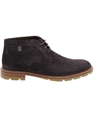 Floris Van Bommel Lace-Up Boots - Black