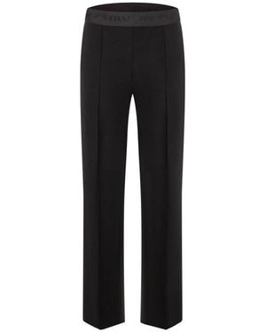 Cambio Straight Trousers - Black