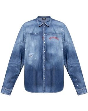 DSquared² Denim Shirts - Blauw