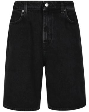 Loulou de Saison Denim Shorts - Negro