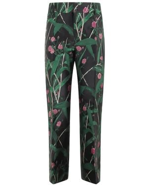 La DoubleJ Straight Trousers - Verde