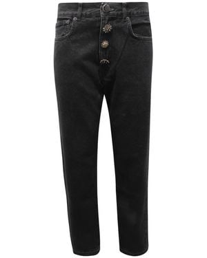 ViCOLO Slim-Fit Jeans - Negro