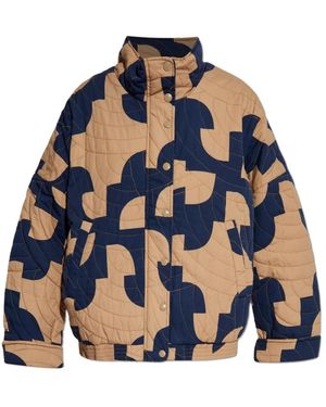 The Upside Jassen ,Katoen Mirage Jacket - Blauw
