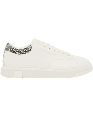 ARMANI EXCHANGE Sneakers Met Detail Op De Achterkant - Wit
