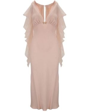 Elisabetta Franchi Midi Dresses - Pink