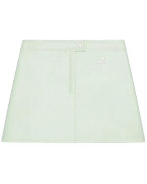 Courreges Short Skirts - Green