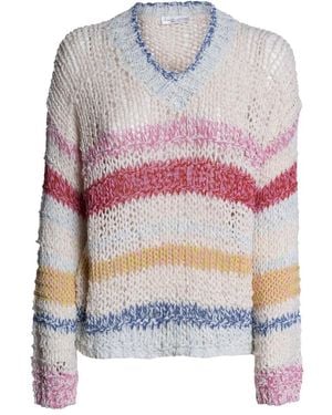 Roberto Collina V-Neck Knitwear - Rosa