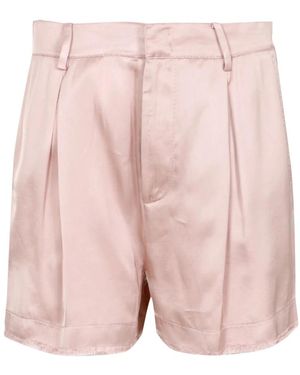 N°21 Korte Broeken ,Roze ,Leer Short Shorts