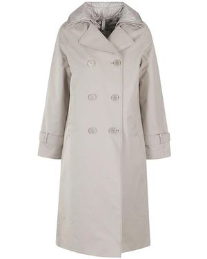 DUNO Double-Breasted Coats - Grey