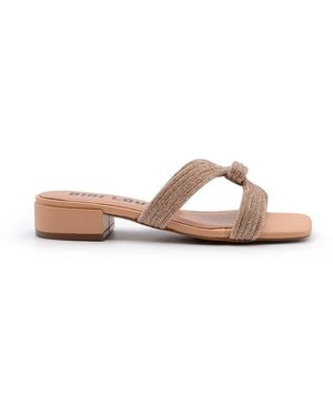 Bibi Lou Heeled Mules - Rosa