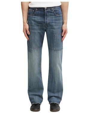 Wales Bonner Straight Jeans - Azul