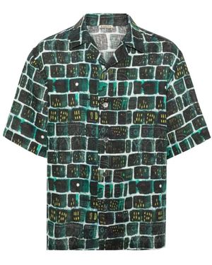 Barena Short Sleeve Shirts - Green