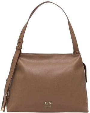 ARMANI EXCHANGE Tassen ,Bruin ,Leer Tote Bag