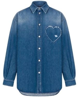 Moschino Denim Shirts - Blue