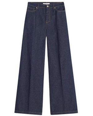 Maison Kitsuné Wide Jeans - Blue