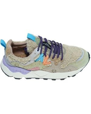 Flower Mountain Trainers - Blue