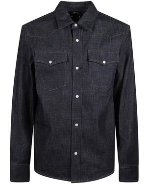 A.P.C. Denim Shirts - Blue