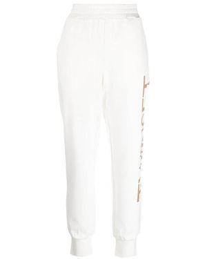 Twinset Sweatpants Mit Seitlichem Logo - Weiß
