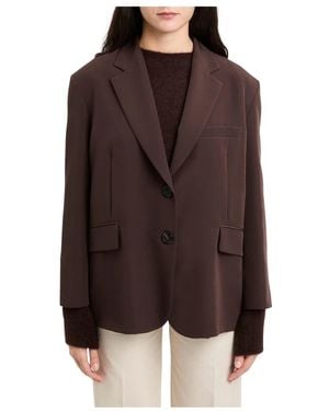 Pinko Blazer Monopetto - Bruin
