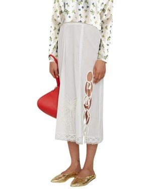 Roseanna Midi Skirts - Blanco