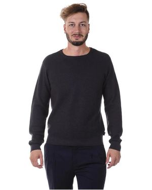 Armani Round-Neck Knitwear - Blue
