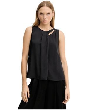 ARMANI EXCHANGE Ärmellose Bluse Mit Cut-Out - Schwarz