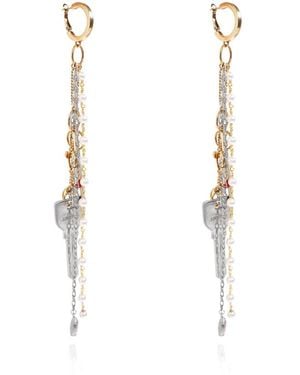 DSquared² Messing-Ohrringe - Mettallic