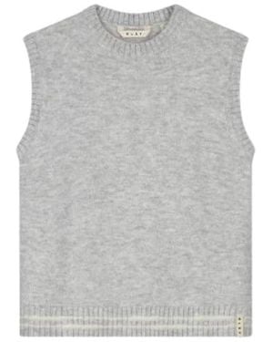 OLAF HUSSEIN Sleeveless Knitwear - Gris