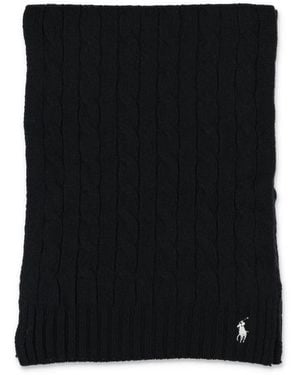 Polo Ralph Lauren Winter Scarves - Negro