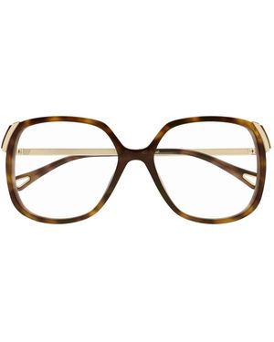 Chloé Ch0287O Aly – Linea 002 Recycled Acetate/Metal Occhiali Da Vista - Brown