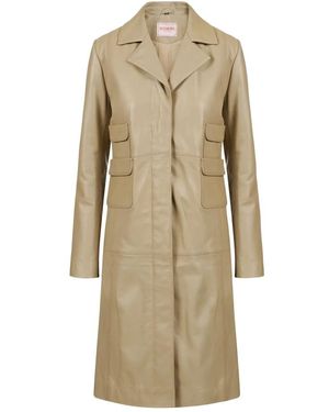 Iceberg Leather Jackets - Naturel