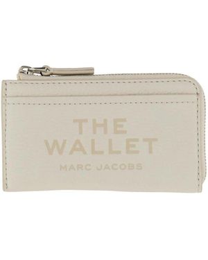Marc Jacobs Die Leder Top Zip Multi Wallet - Natur