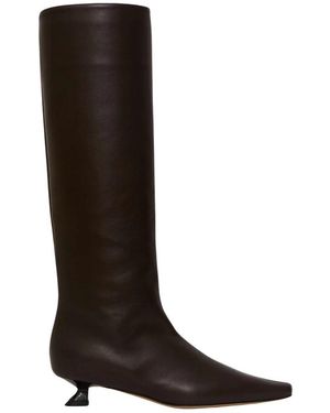 3Juin Schoenen ,Bruin ,Leer Heeled Boot